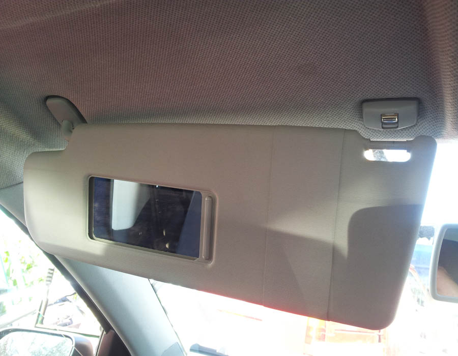 VW Polo Twist sun-visor-passenger-side